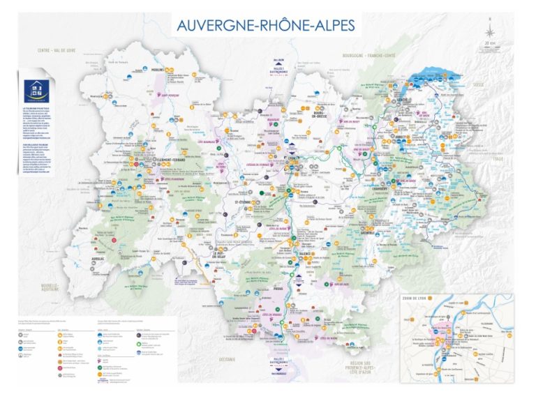 Carte touristique générale
