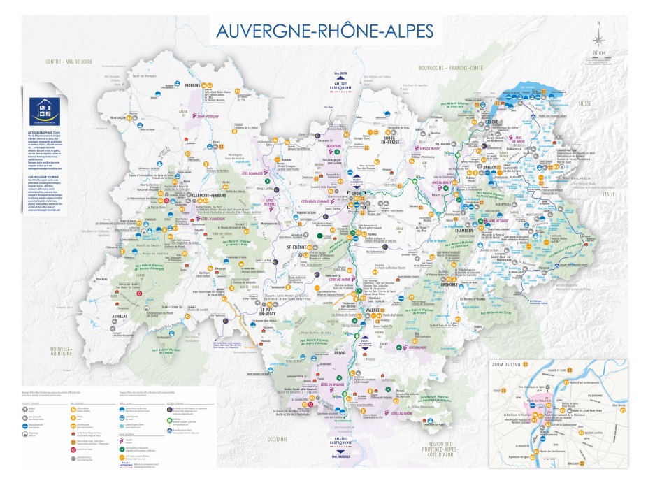 Carte touristique générale