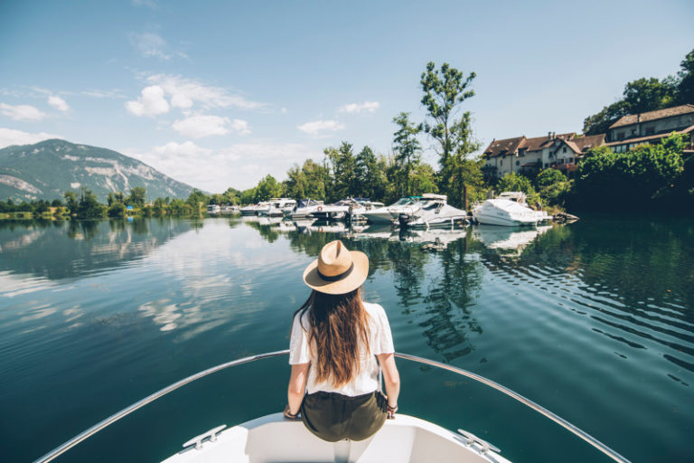 Personne sur un bateau